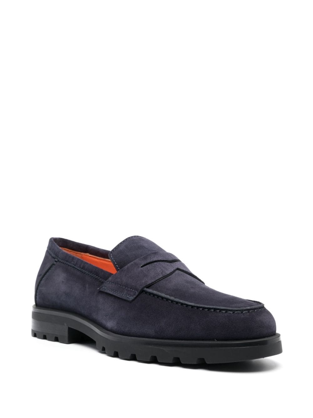 Rock penny-slot suede loafers - 2