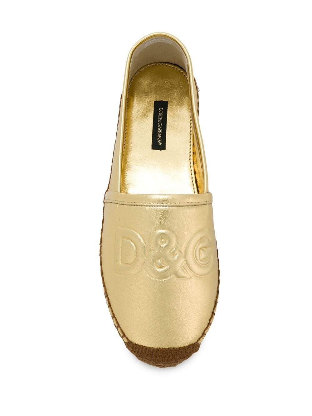 logo stamp espadrilles - 4