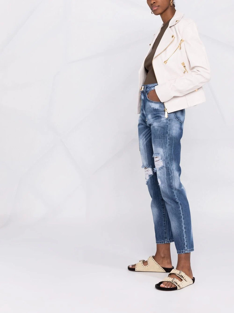 high-rise distressed cropped jeans 4