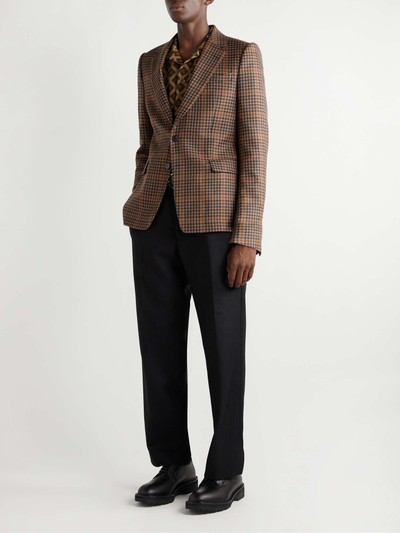 Dries Van Noten Slim-Fit Checked Wool-Blend Suit Jacket outlook