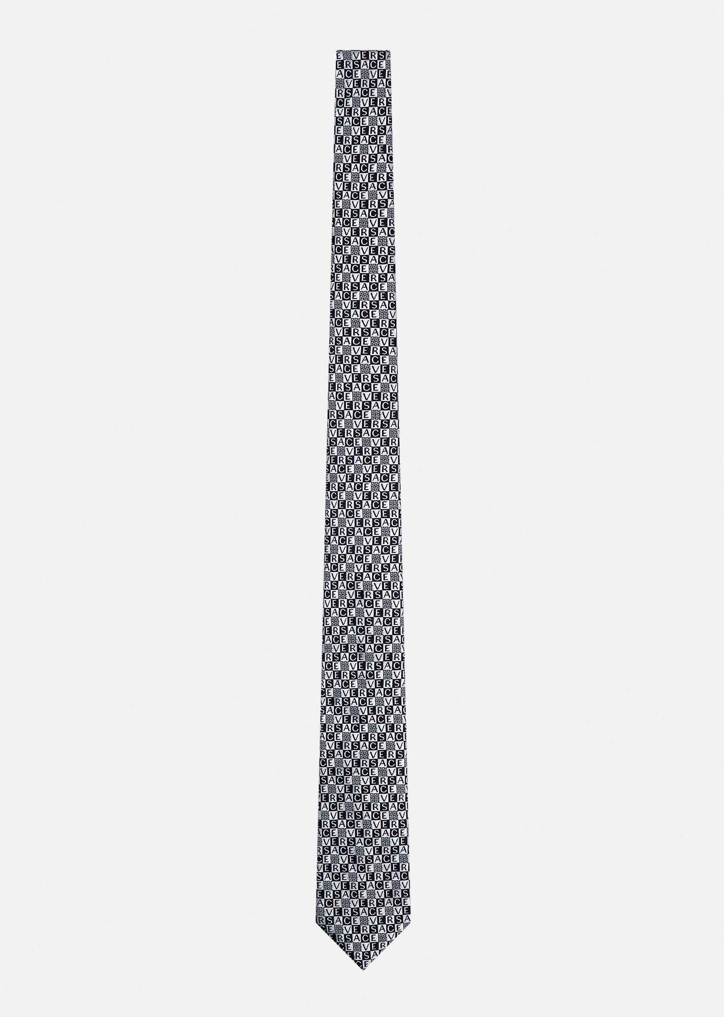 Logo Print Silk Tie - 1