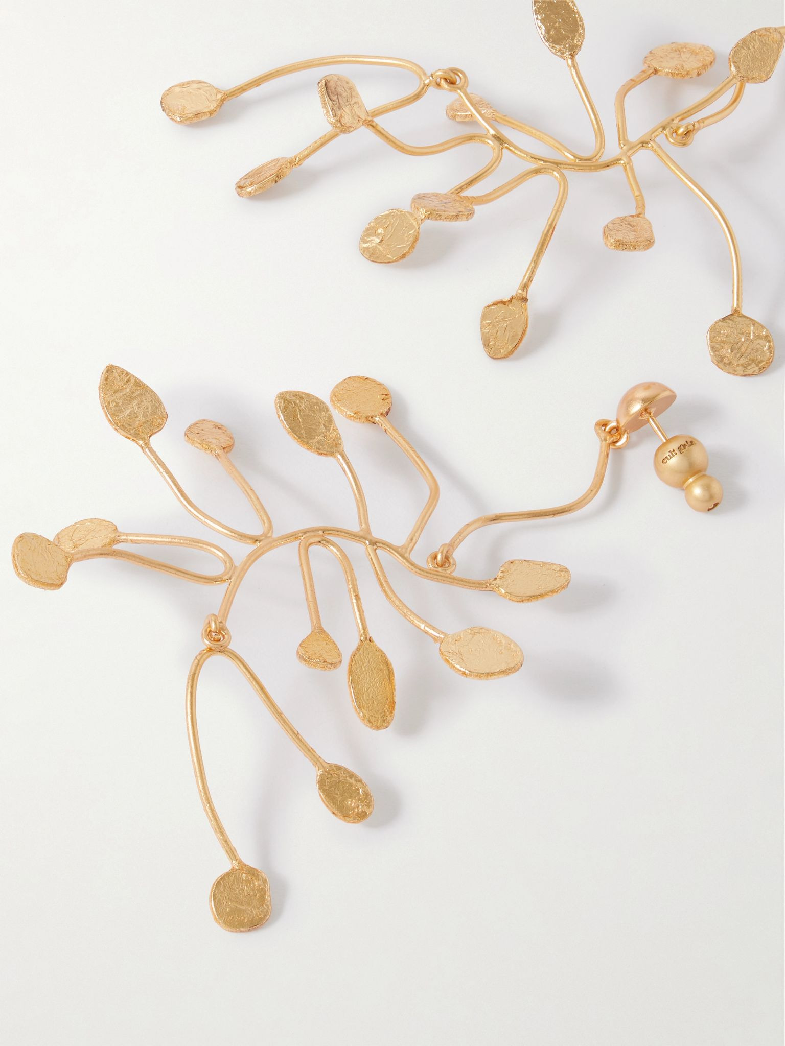 Ilaria gold-plated earrings Gold - 3
