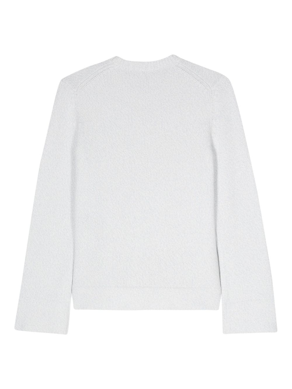 long-sleeve bouclÃ© jumper - 2