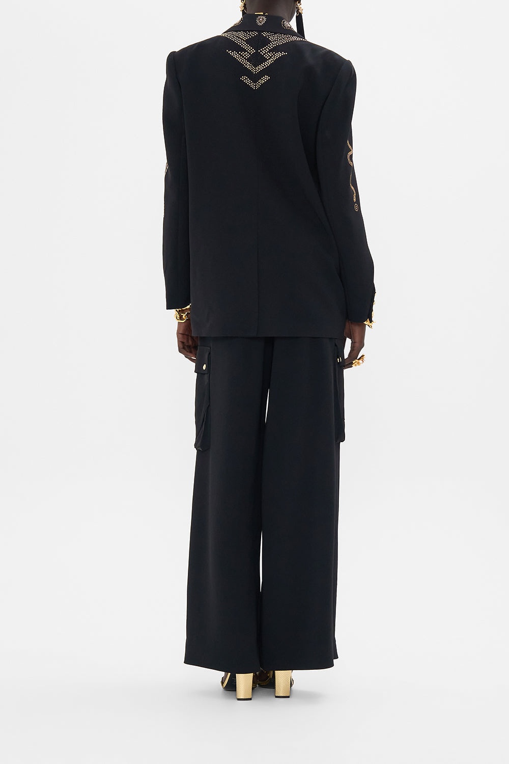 JACKET WITH SLEEVE CUT OUT DETAIL - 3