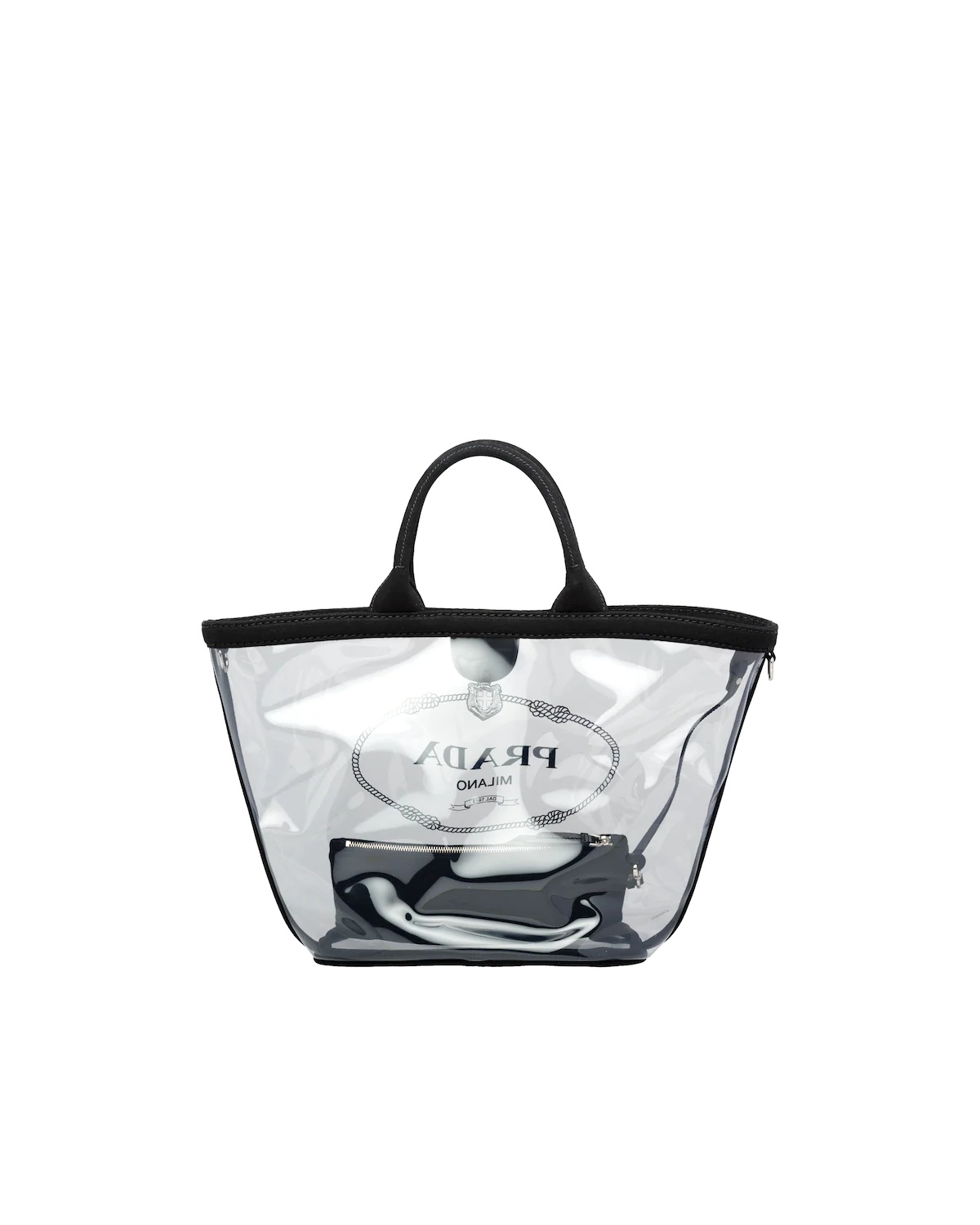 Fabric and Plexiglas handbag - 4