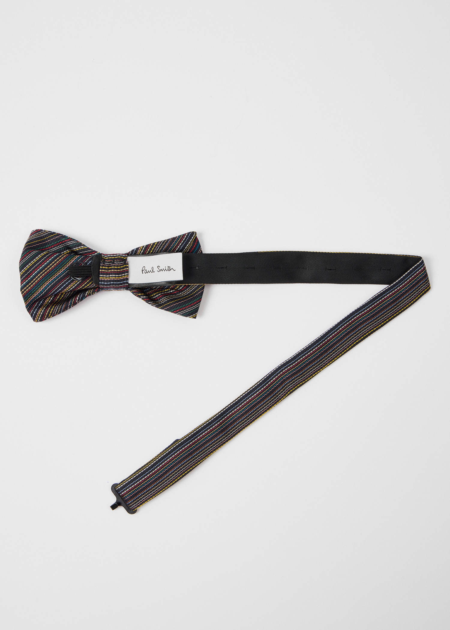 Silk Pre-Tied 'Signature Stripe' Bow Tie - 2