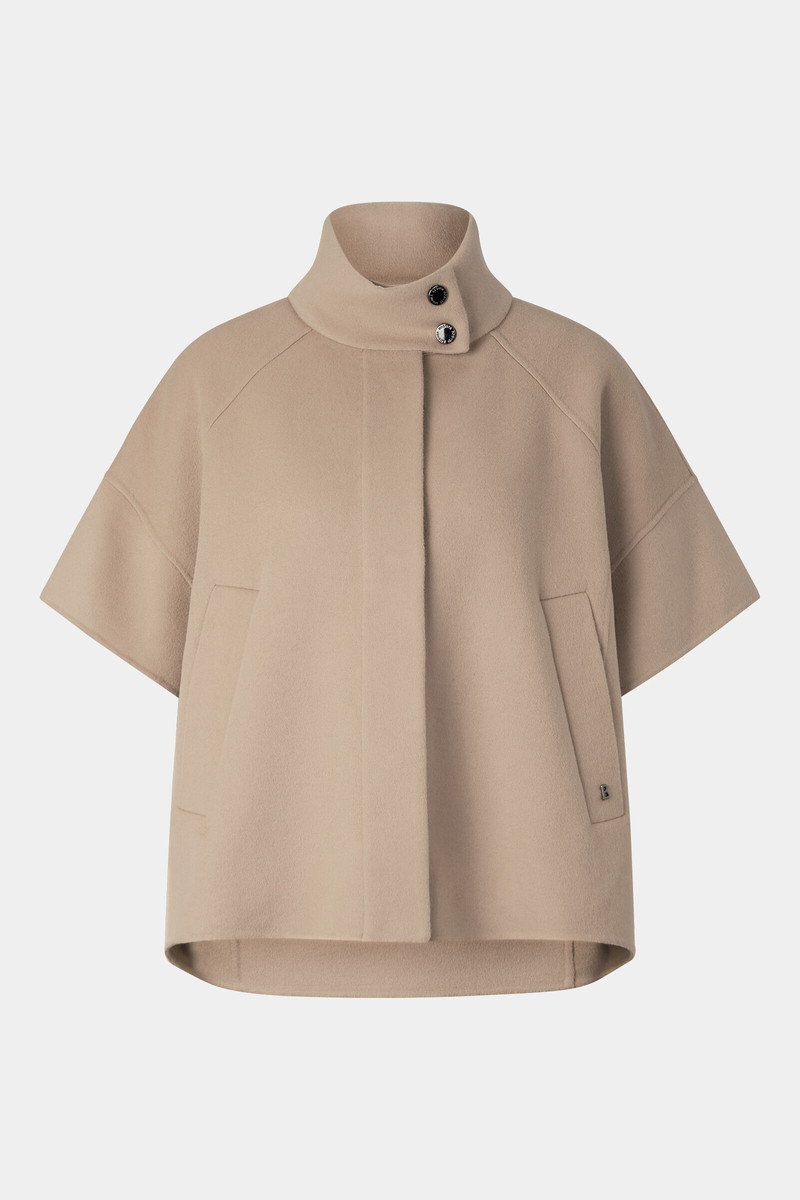 Venice wool vest in Camel 1