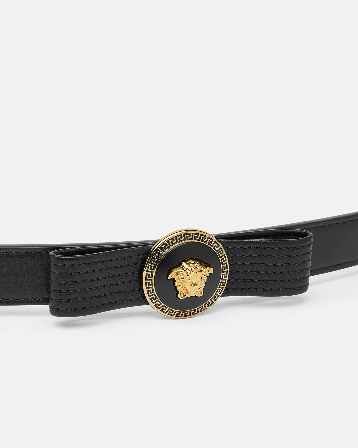 Gianni Ribbon Leather Belt 0.8" / 2 cm - 3