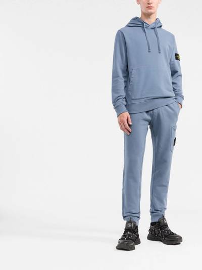 Stone Island Compass-patch tapered track pants outlook