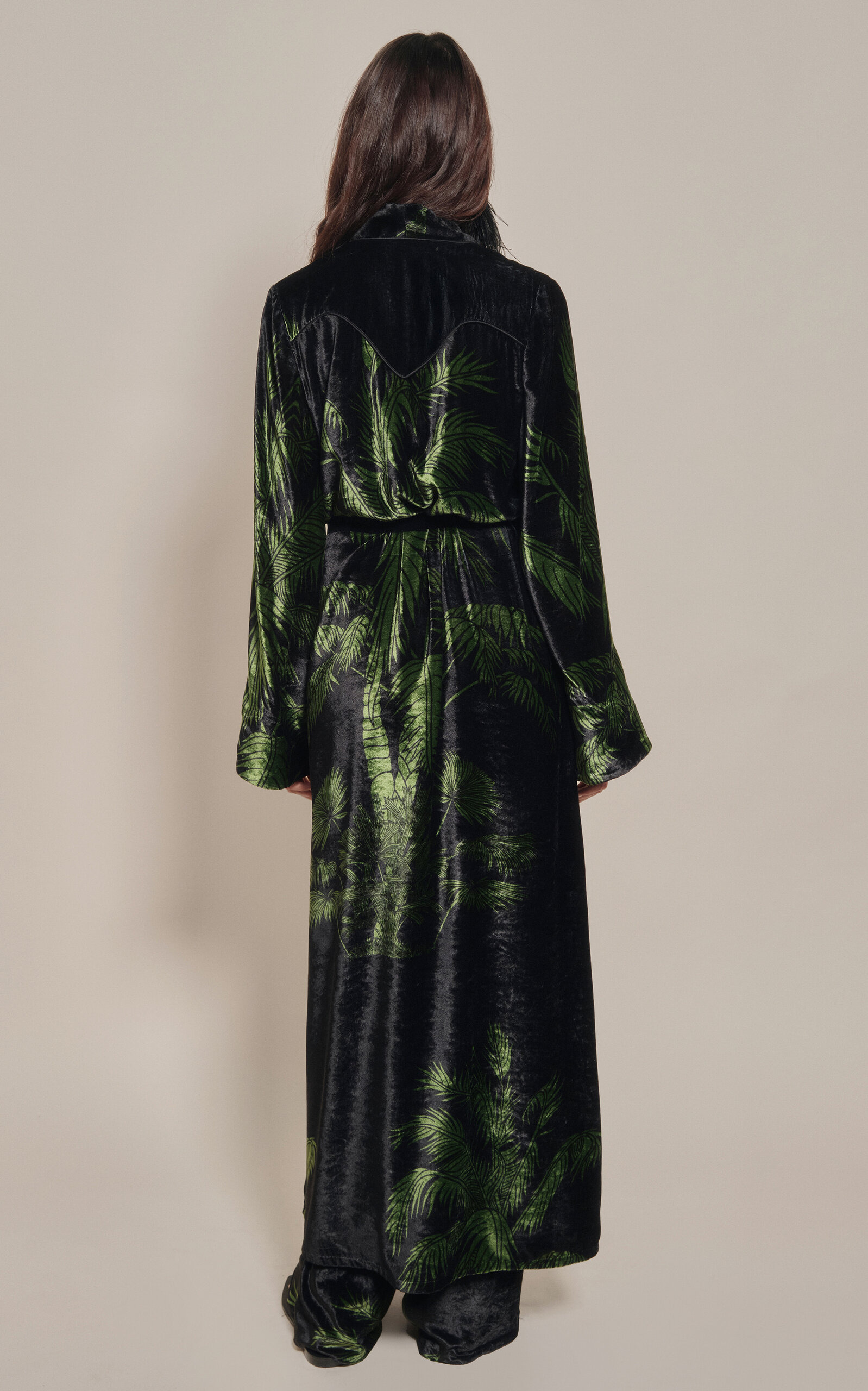 Alma Majestuosa Kimono dark green - 4