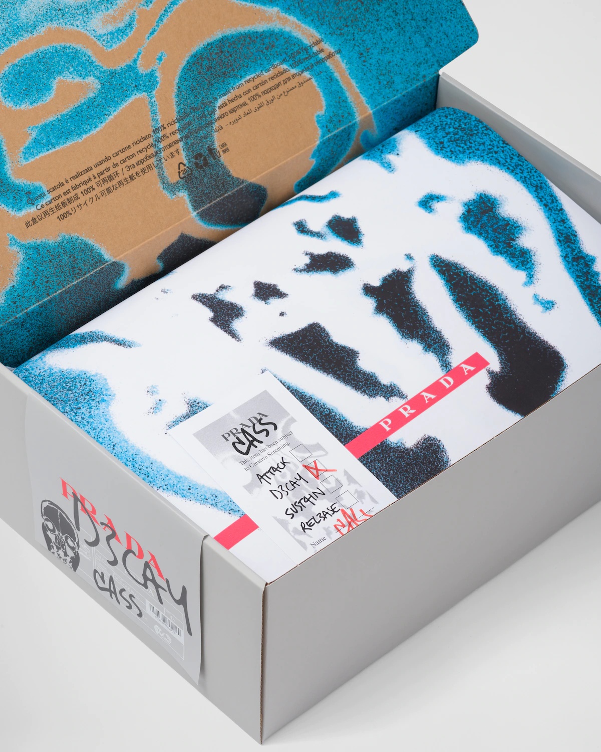 Cass x Prada America's Cup "D3cay" sneakers - 10
