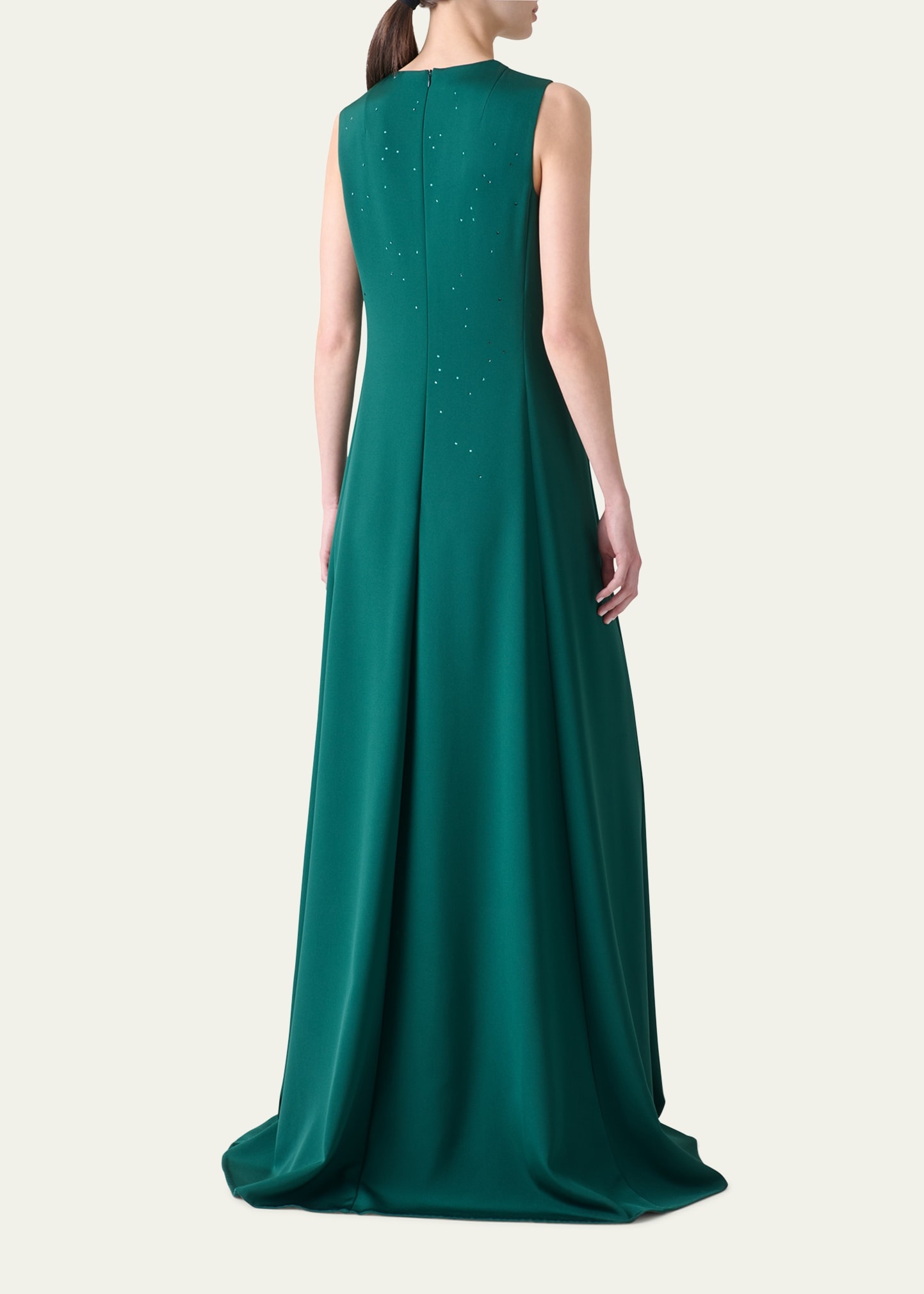 Swarovski Stars Silk Crepe Gown - 3