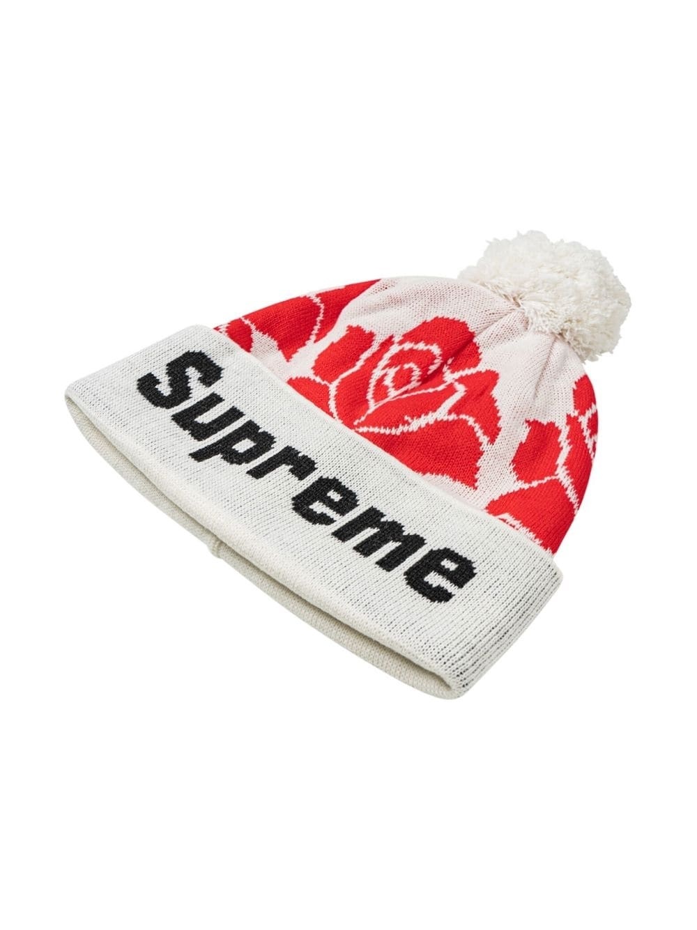 Rose knit beanie - 2