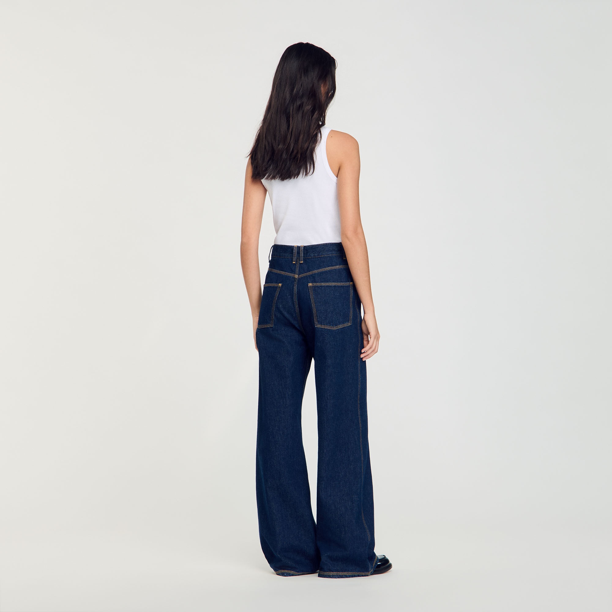 WIDE-LEG FLARED JEANS - 5