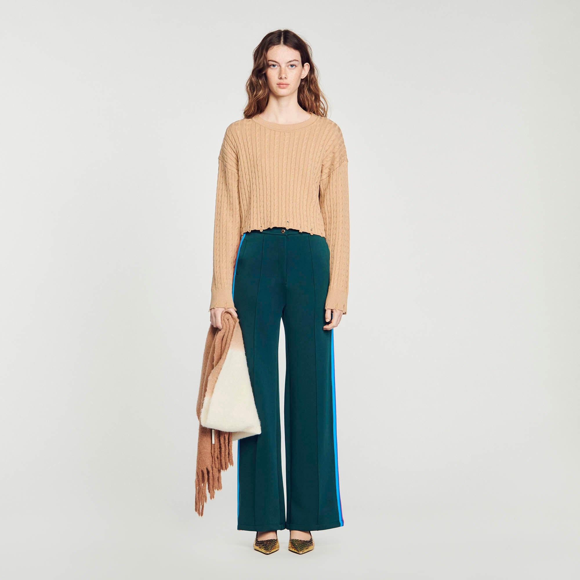 OVERSIZED CROPPED SWEATER - 2