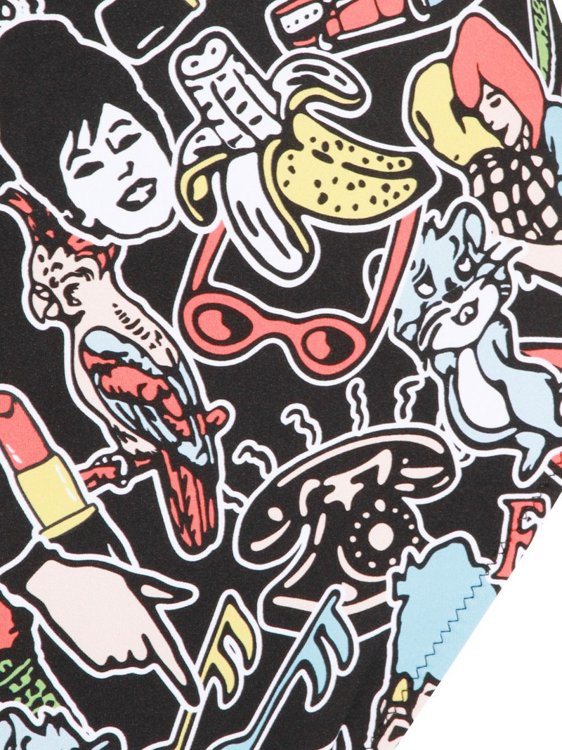 graphic-print swimsuit 4