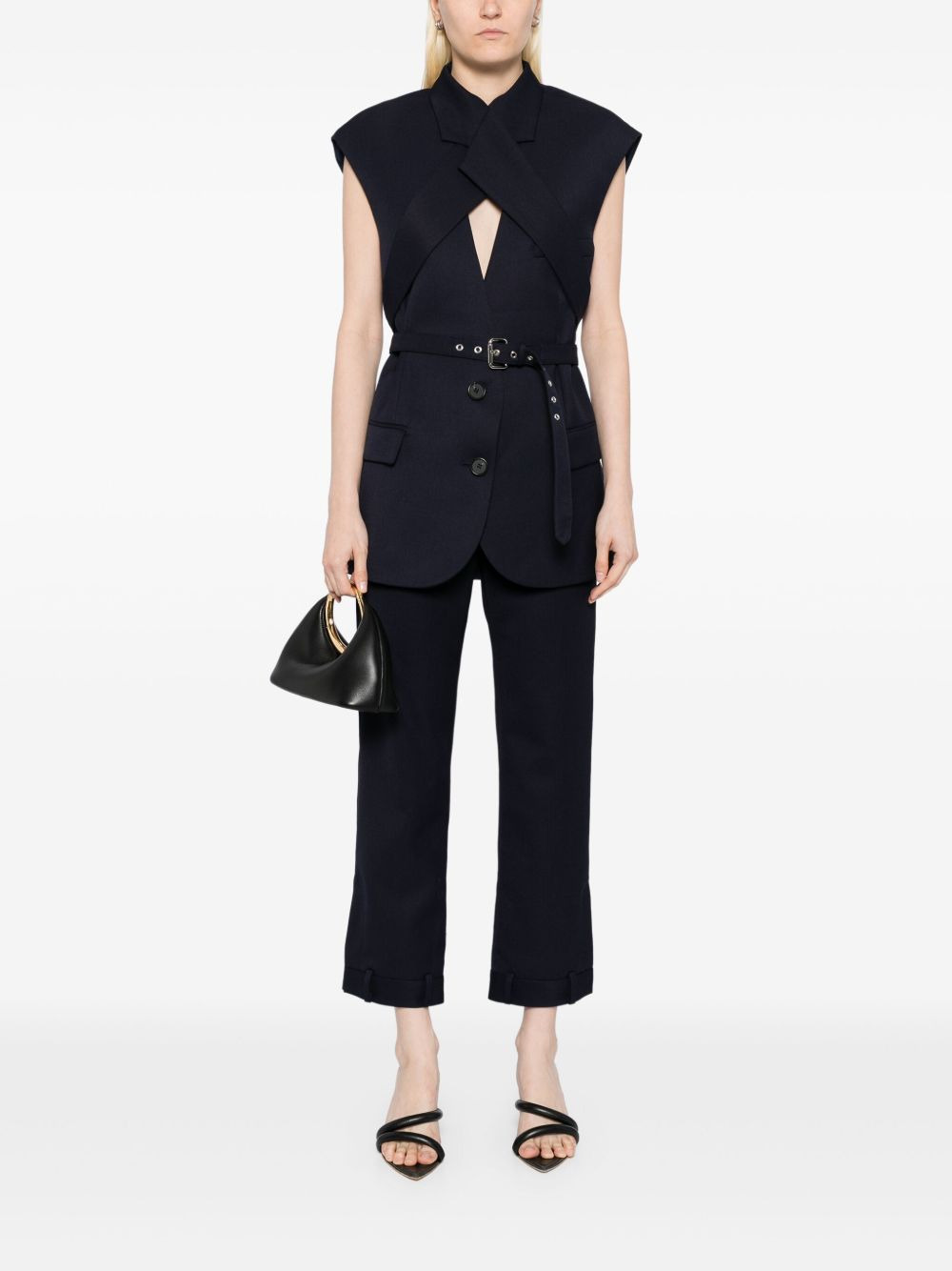 deconstructed tailored trousers - 2