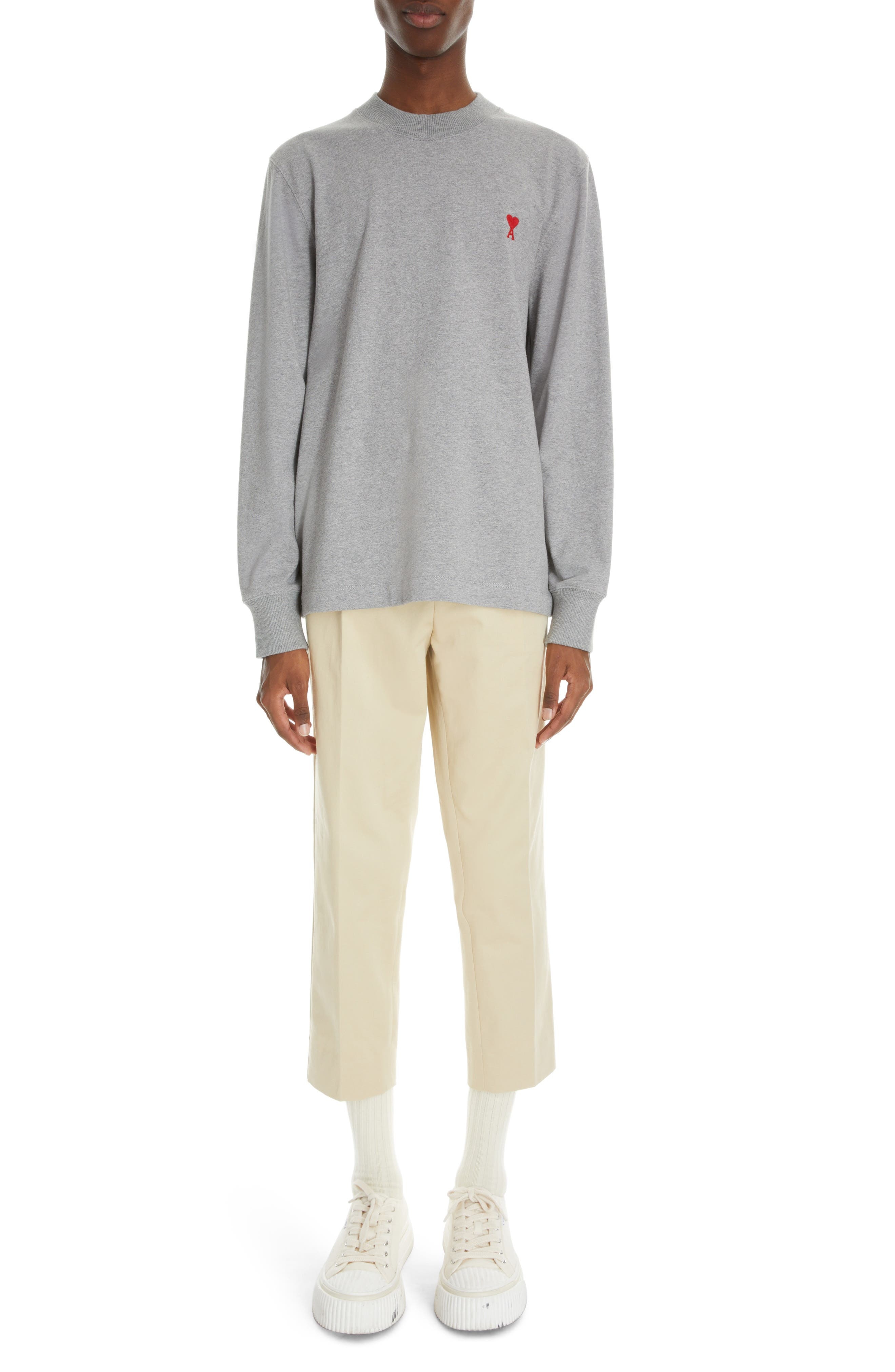 Men's Embroidered Logo Organic Cotton Sweatshirt - 6