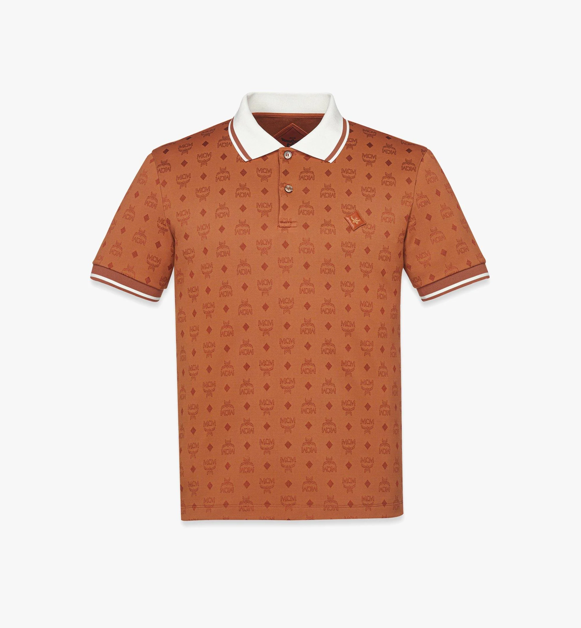 Piqué Polo in Monogram Jacquard - 1