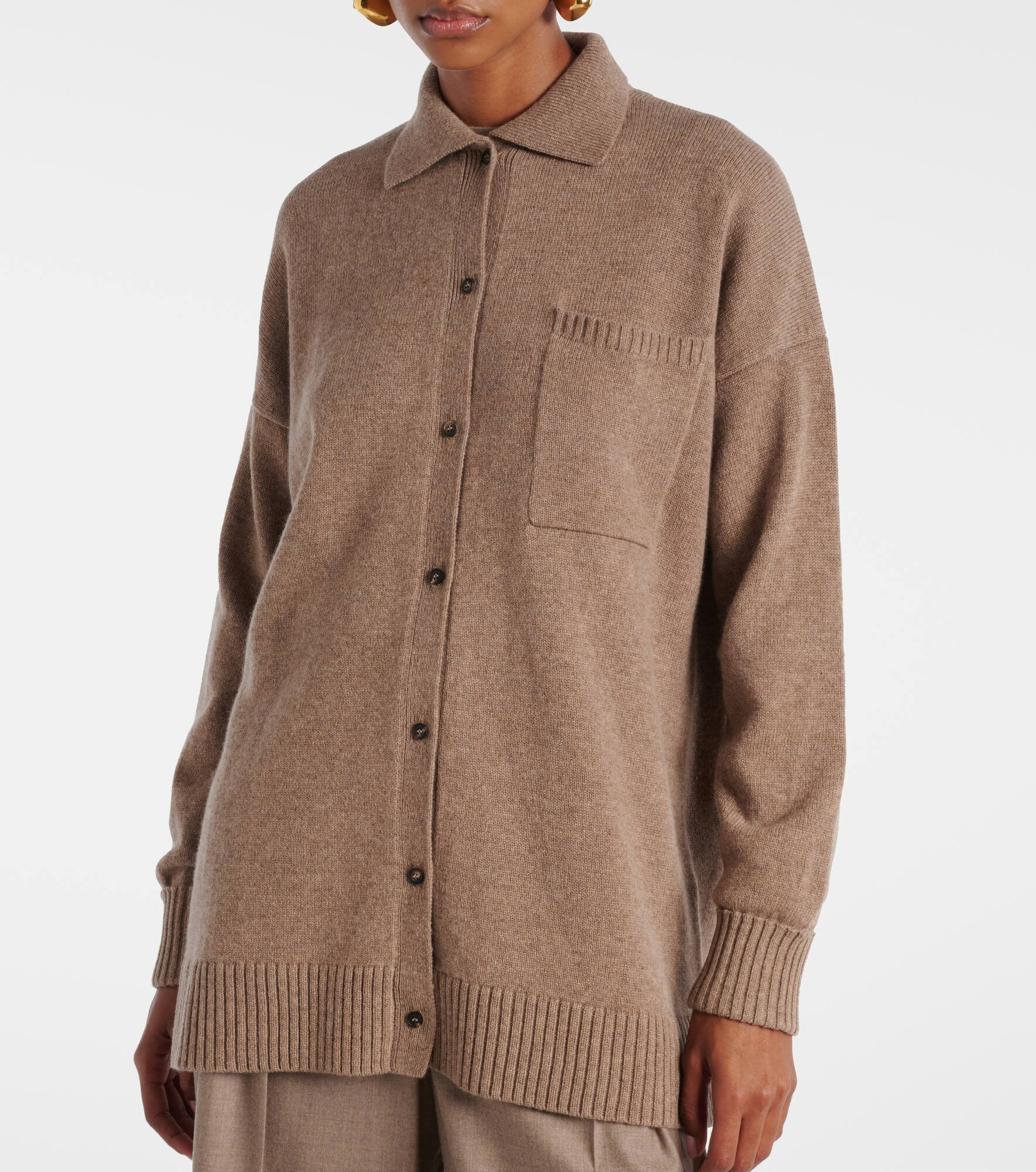 Bull oversized cashmere cardigan - 6