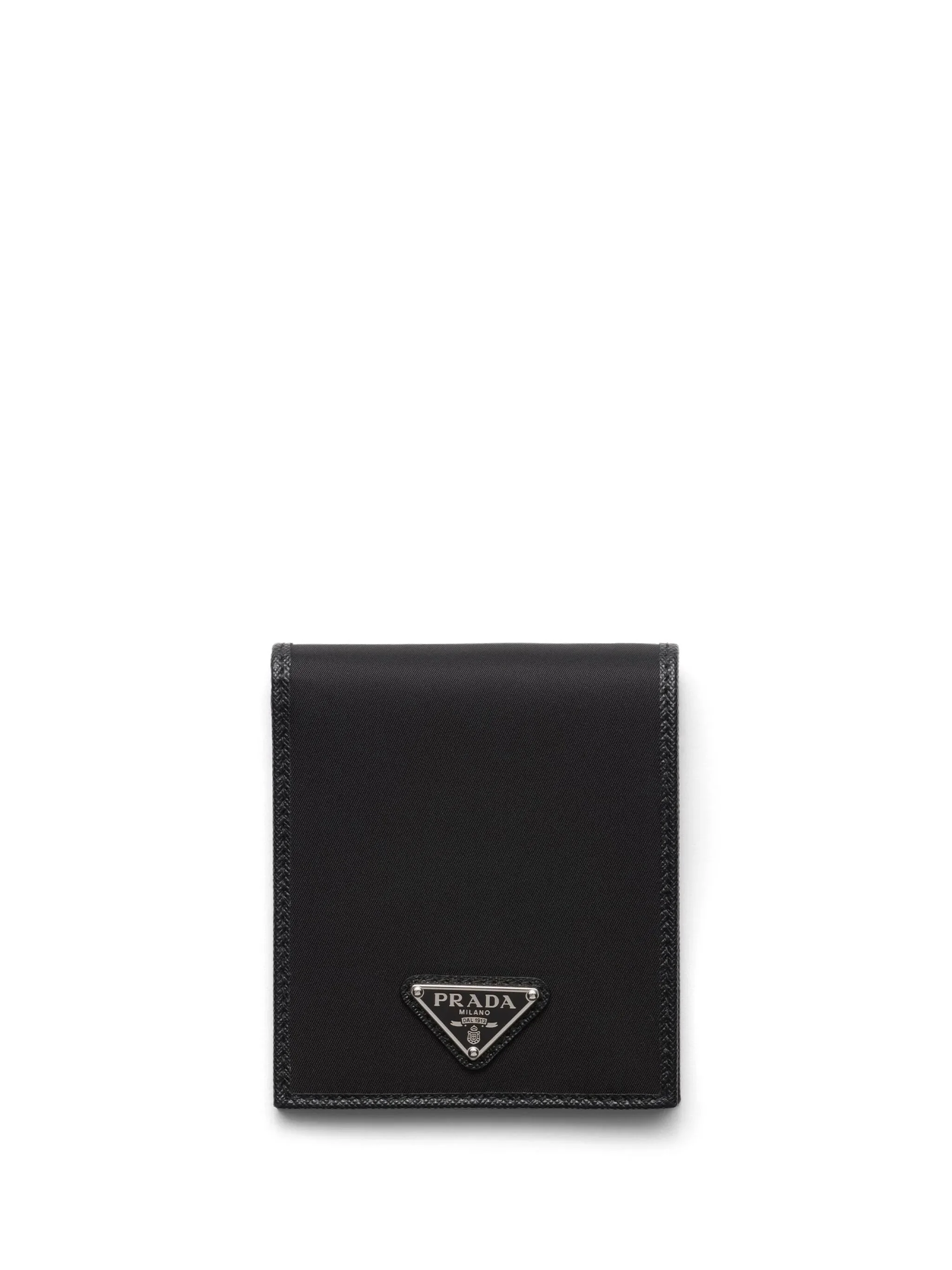 Prada Recycled-nylon Logo Plaque Wallet - 1