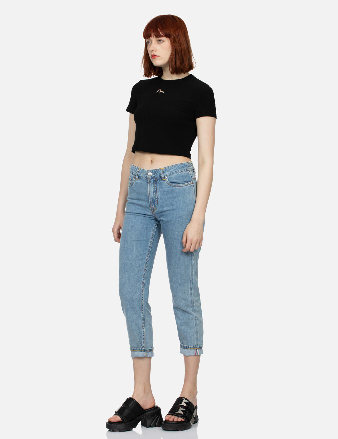 CUT-OUT SEAGULL SLIM FIT T-SHIRT - 3