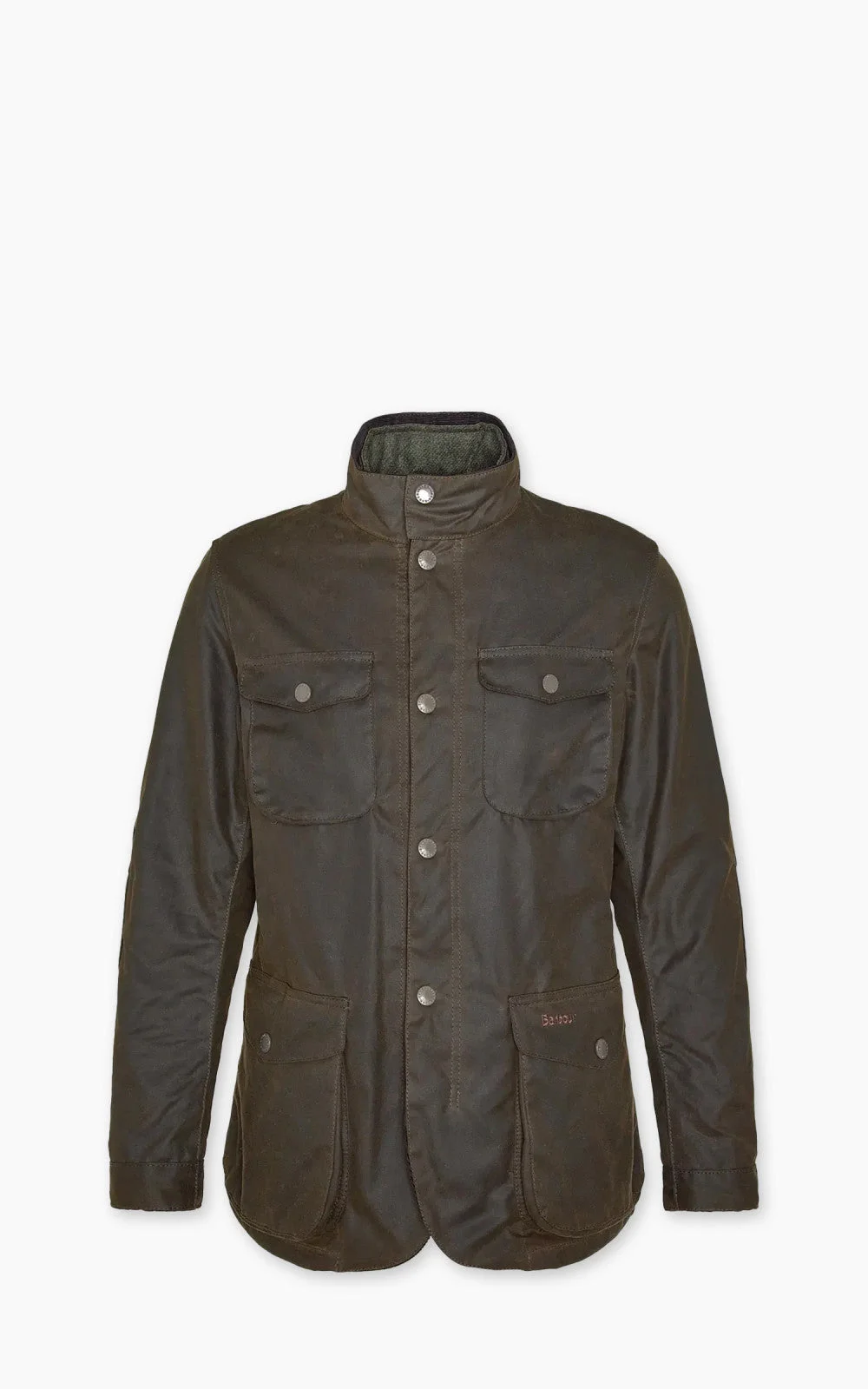 BARBOUR OGSTON WAX JACKET OLIVE - 1