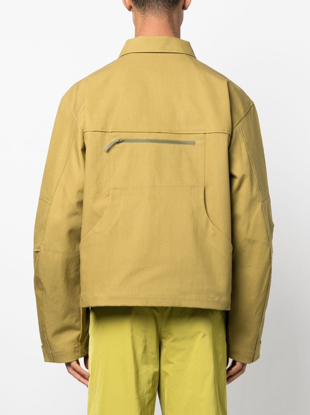 zip-front shirt jacket - 4