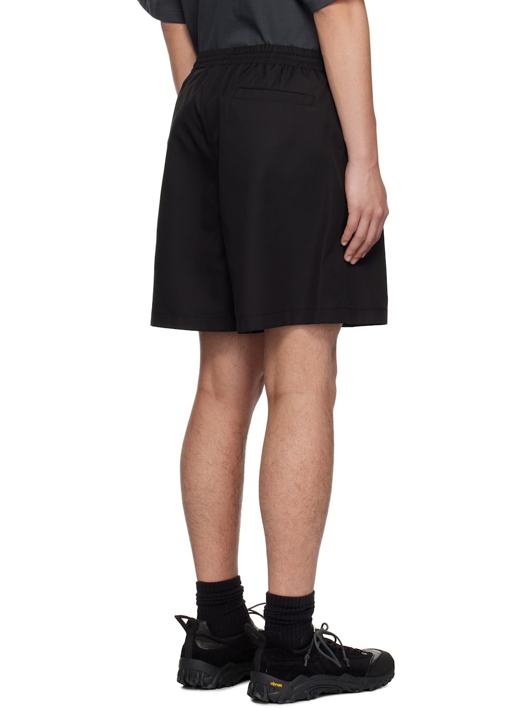 Black Track Shorts - 3