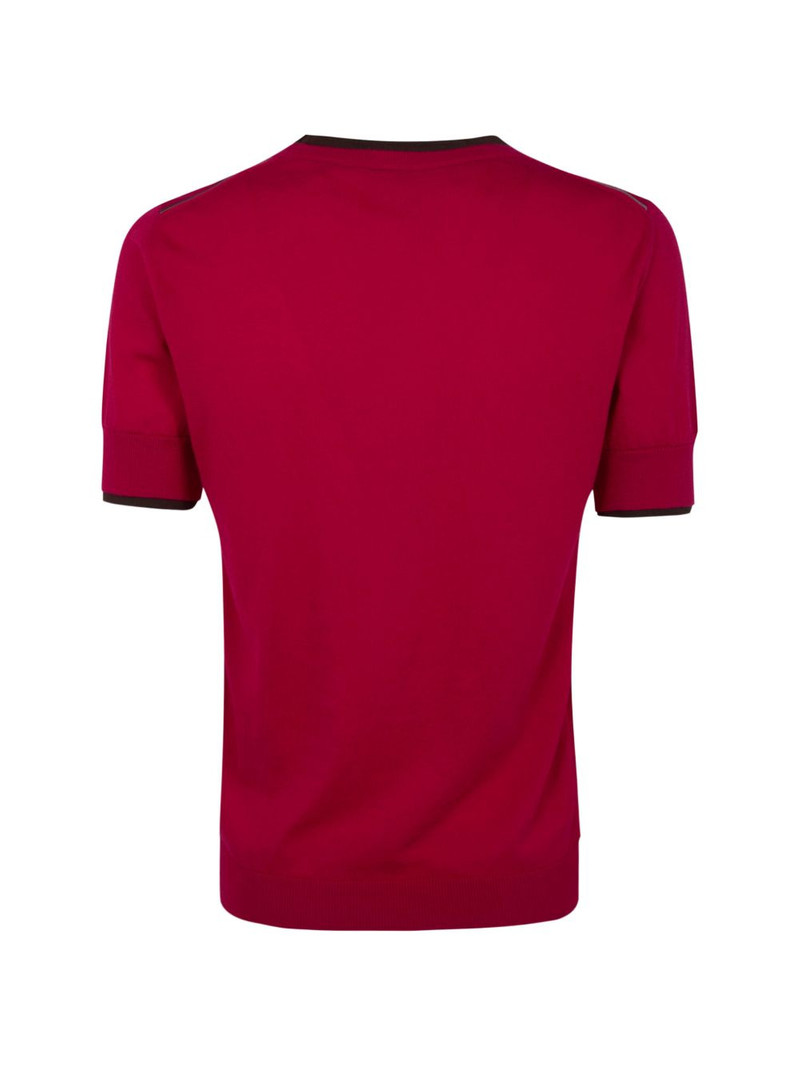 Paul Smith contrasting-trim T-shirt outlook