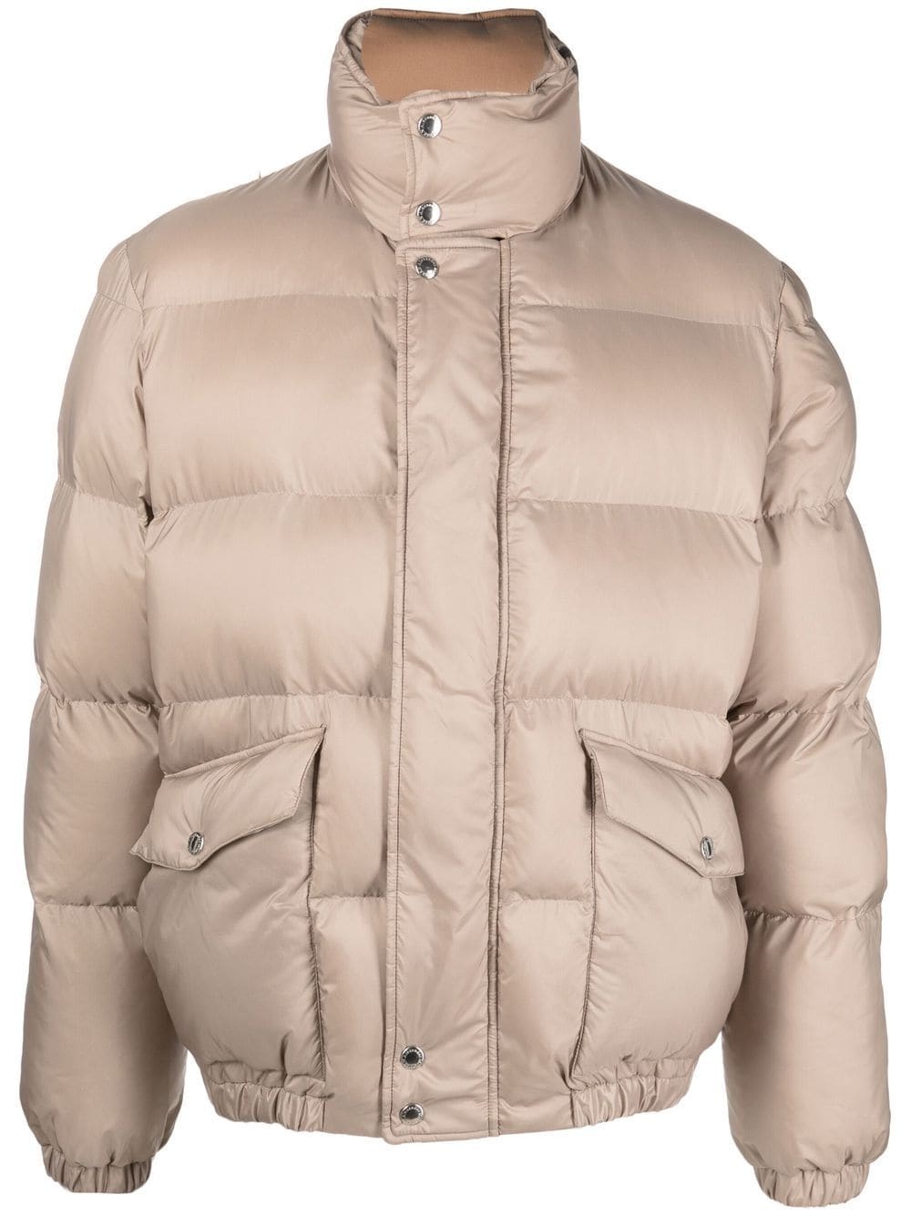 GRAFFITI-PRINT PUFFER JACKET - 1