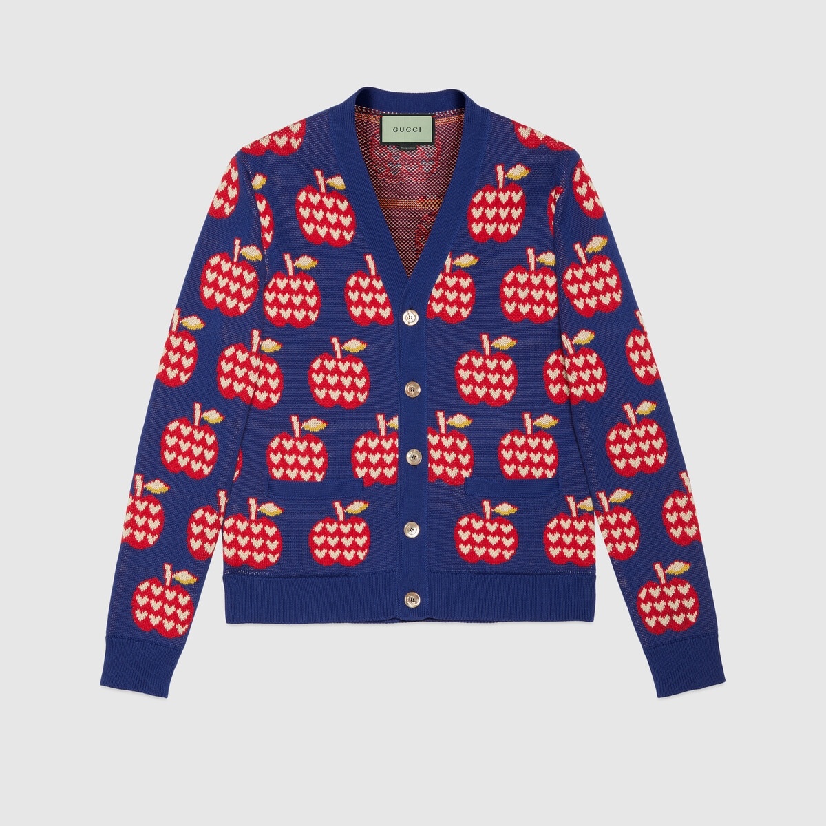 Men's Gucci Les Pommes cotton cardigan - 1