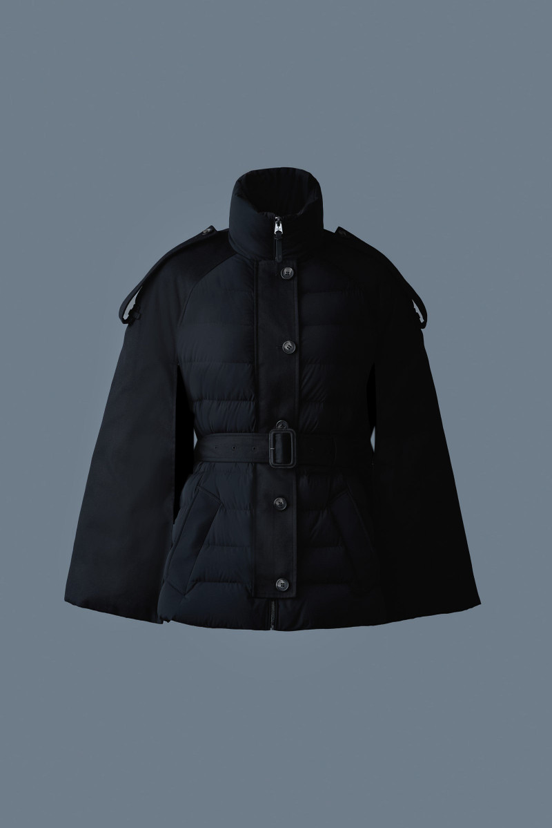 MACKAGE ADIE Strech lightweight cape-style down coat outlook