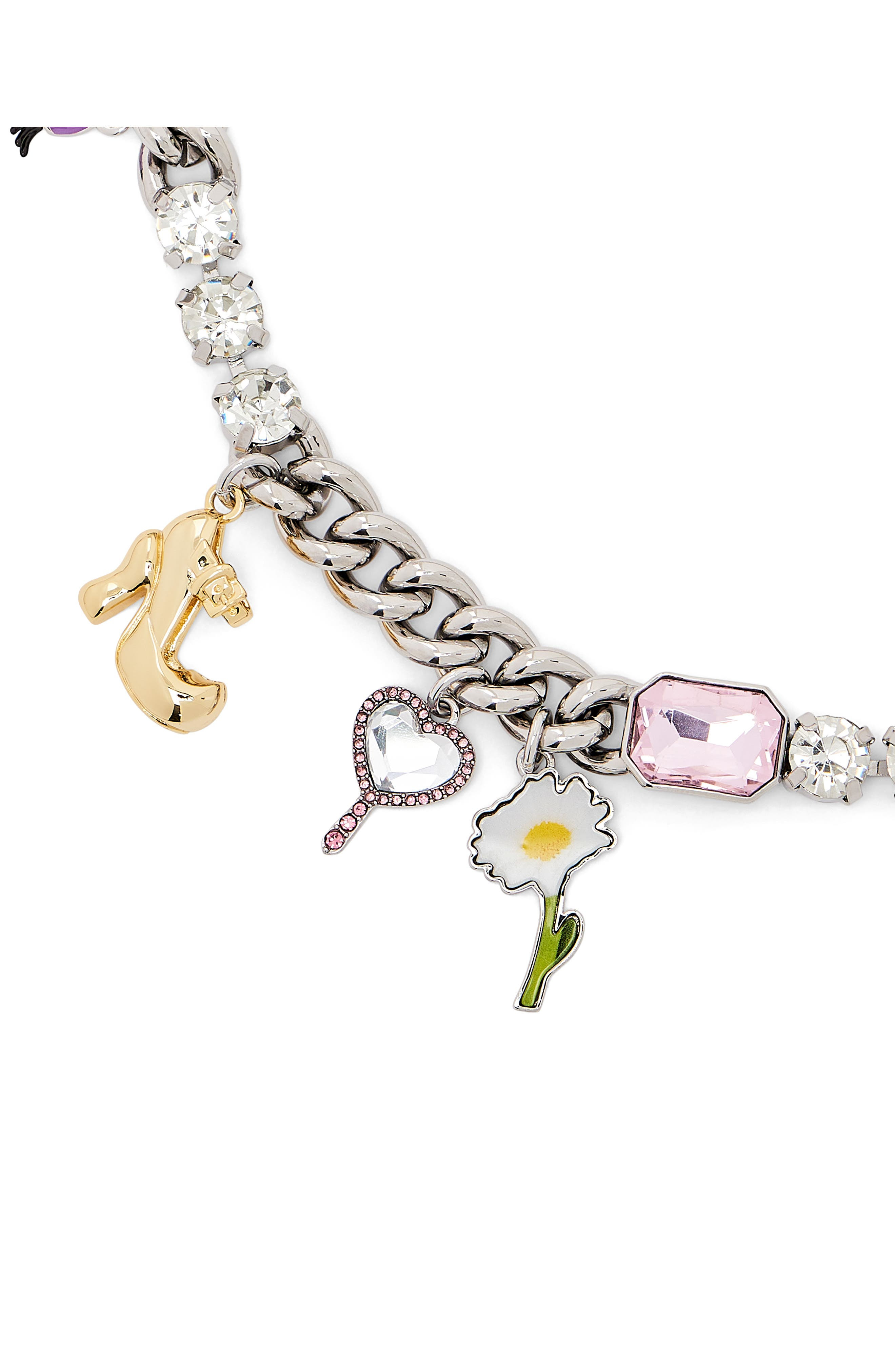 Marc Jacobs Dollhouse Charm Necklace in Silver Multi at Nordstrom - 3