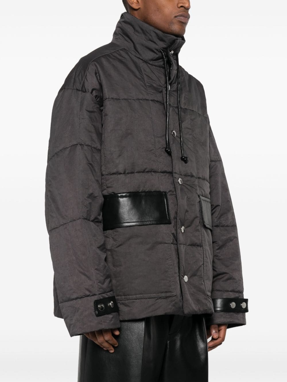 Milco padded quilted bomber jacket - 4