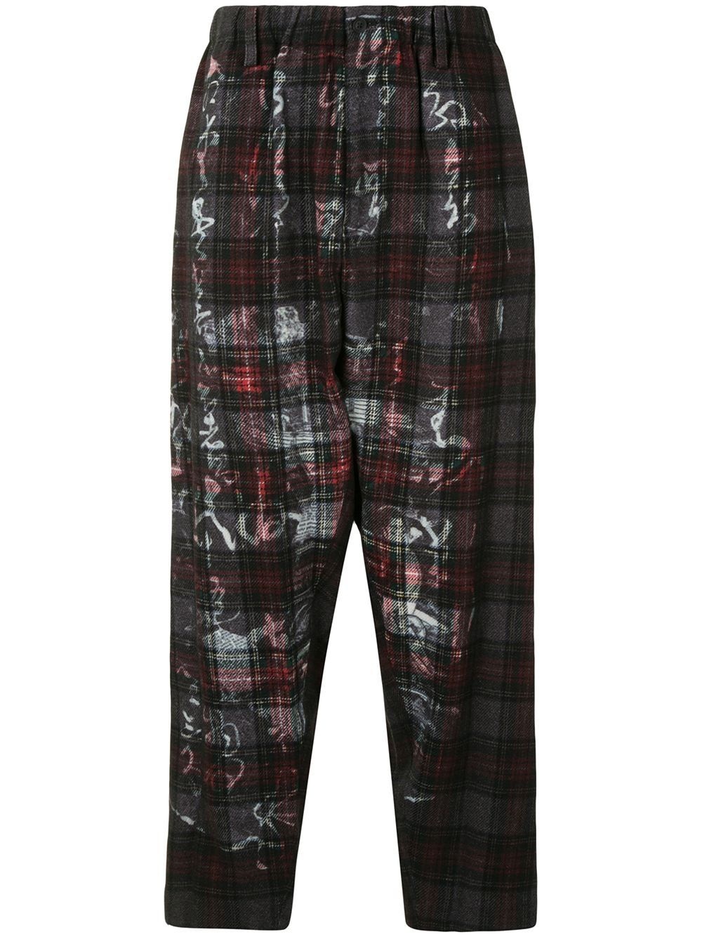 G-Tab check-pattern trousers - 1