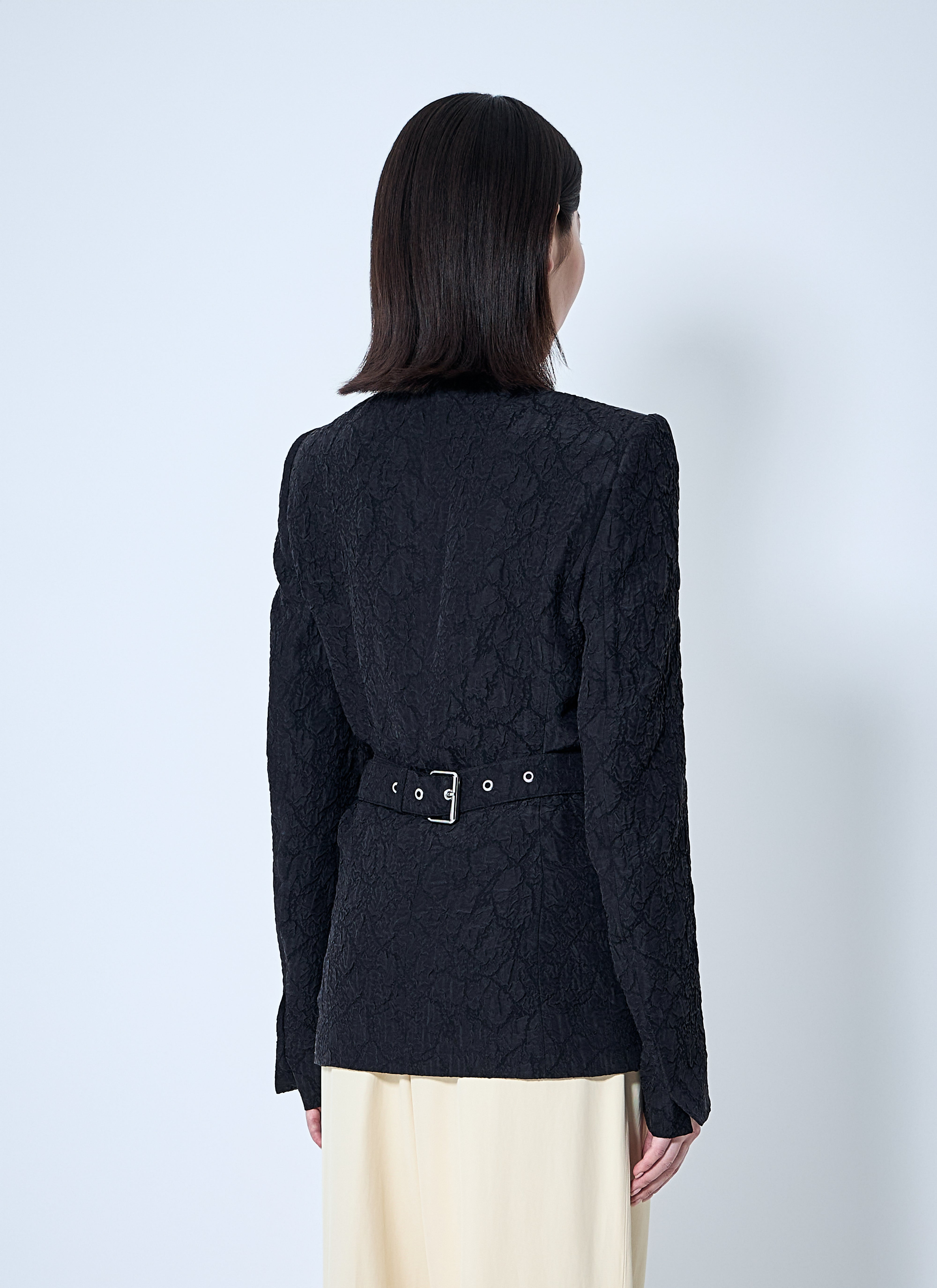 Dries Van Noten Women Textured Blazer - 4