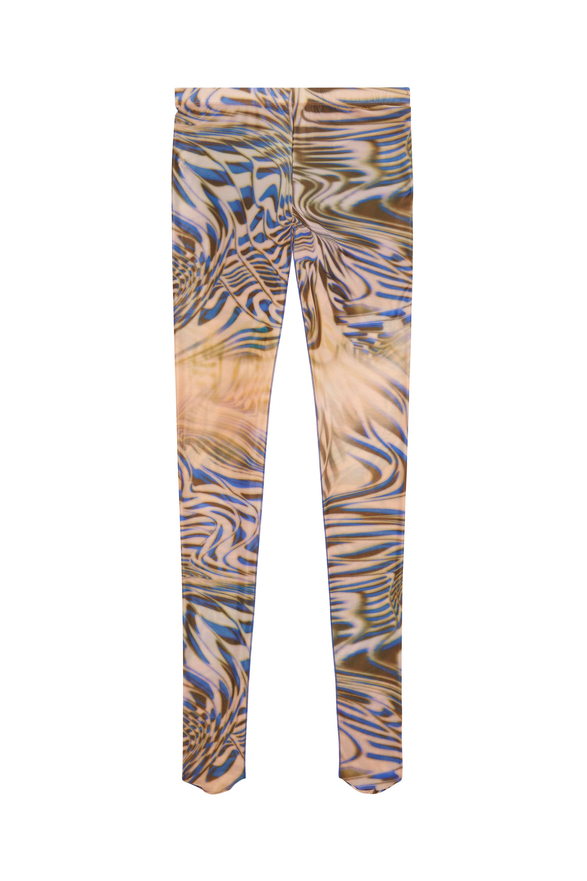 Tan & Blue P-Koll-E4 Leggings by Diesel on Sale