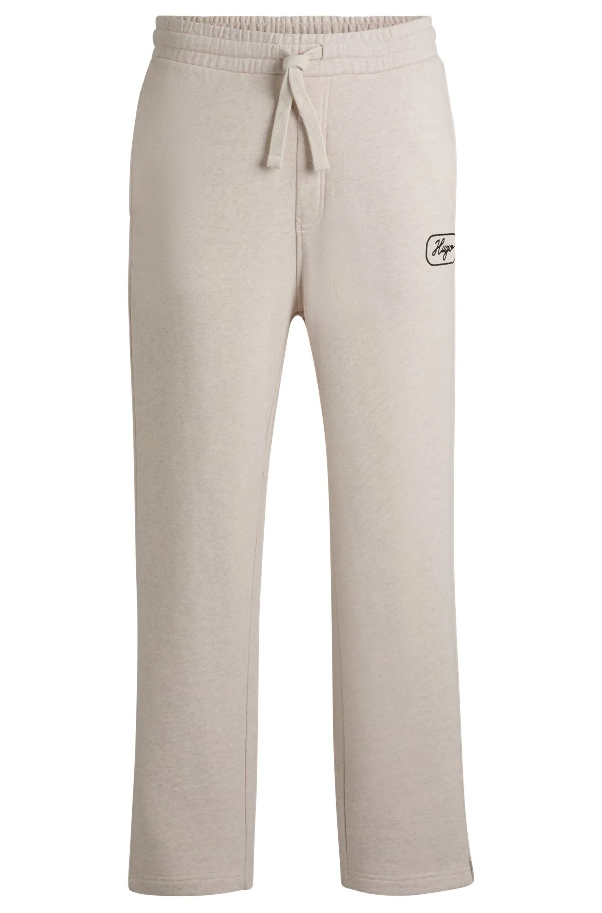 COTTON-TERRY TRACKSUIT BOTTOMS WITH EMBROIDERED GRAPHICS - 1