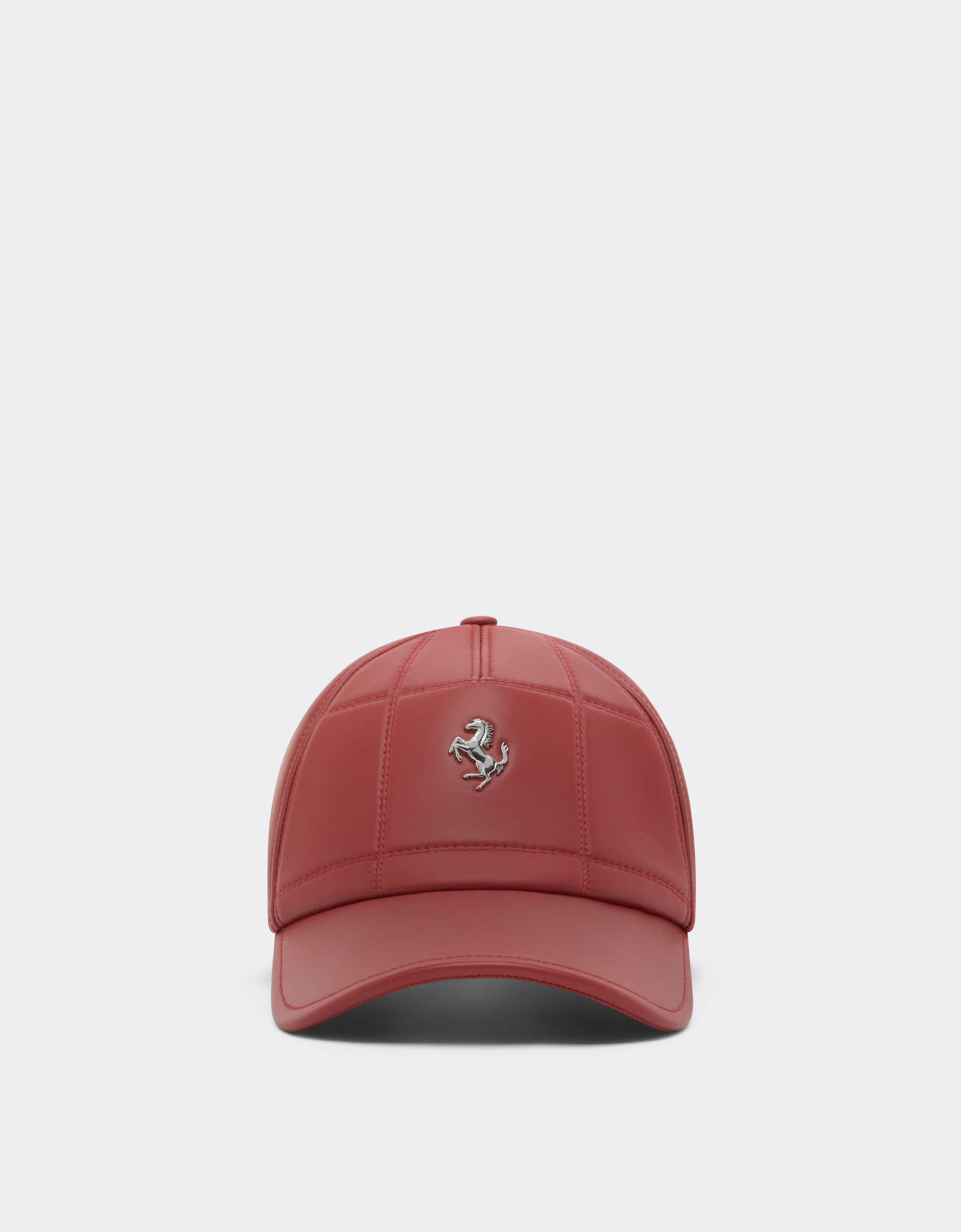 Nappa leather baseball cap with Prancing Horse - 1