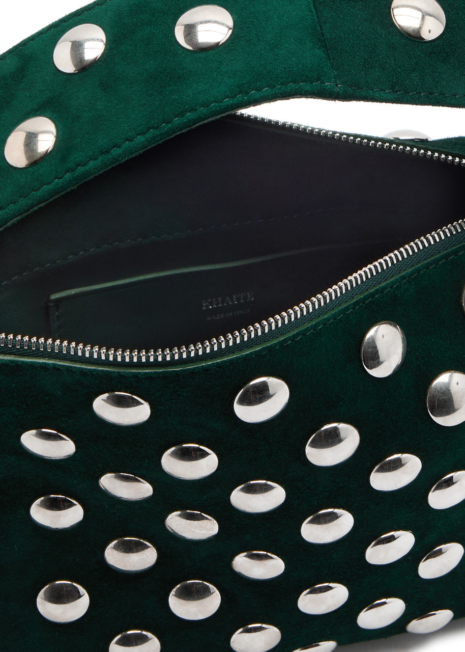 Khaite Elena Mini Studded Suede top Handle bag - 4