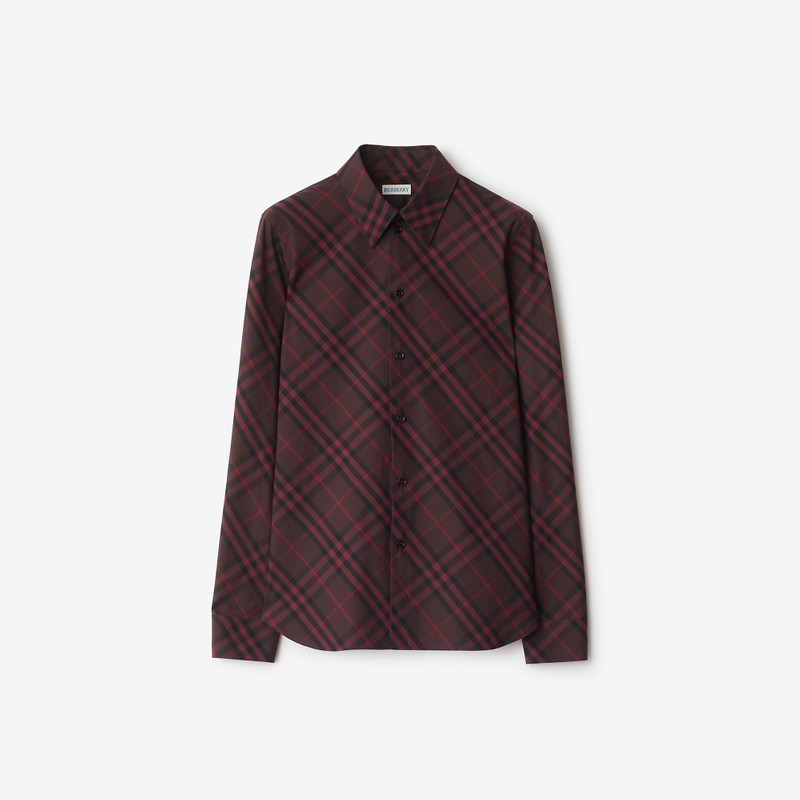 Slim Fit Check Cotton Shirt 1
