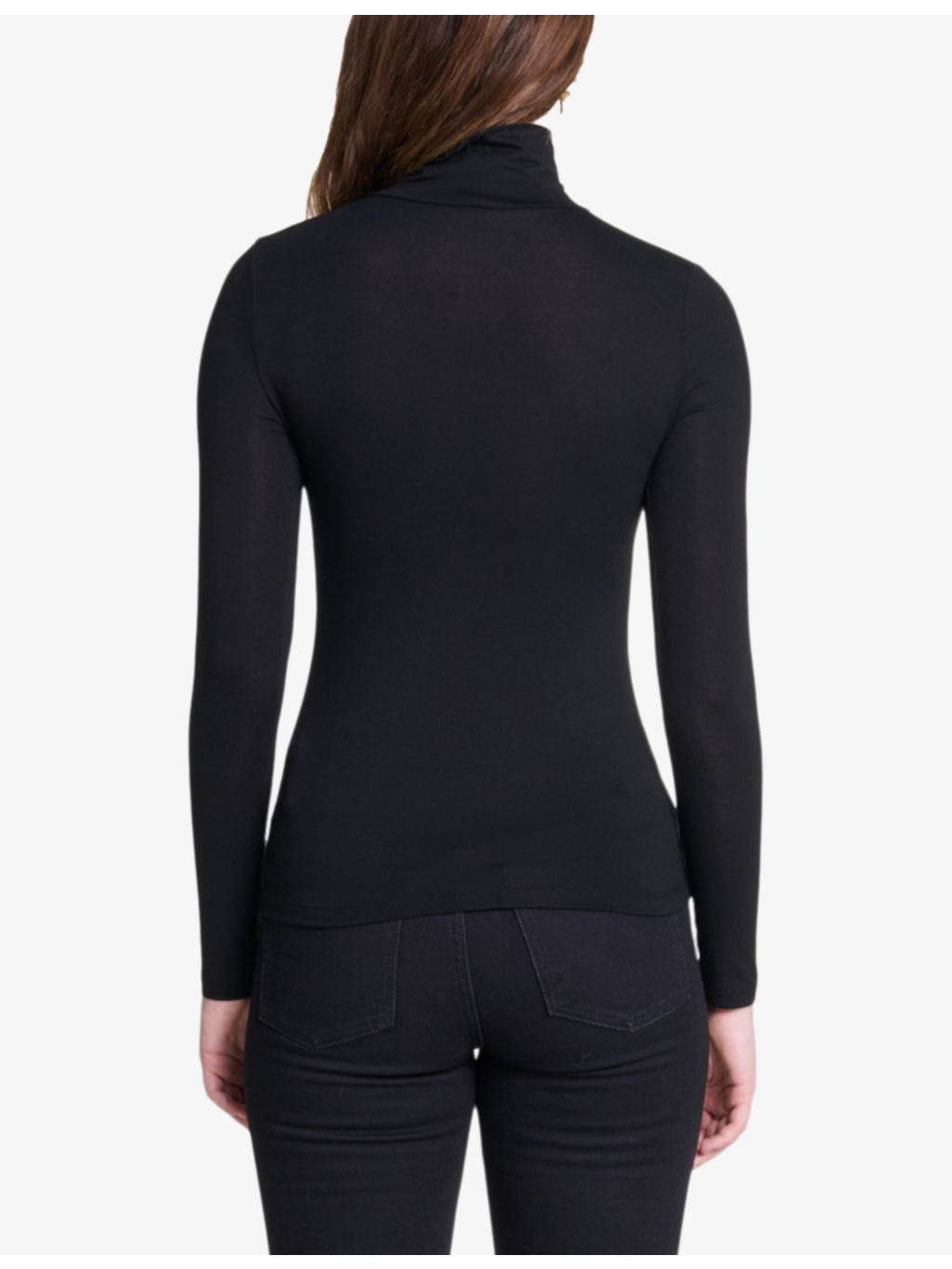 Roll-neck long-sleeve stretch-jersey top - 4