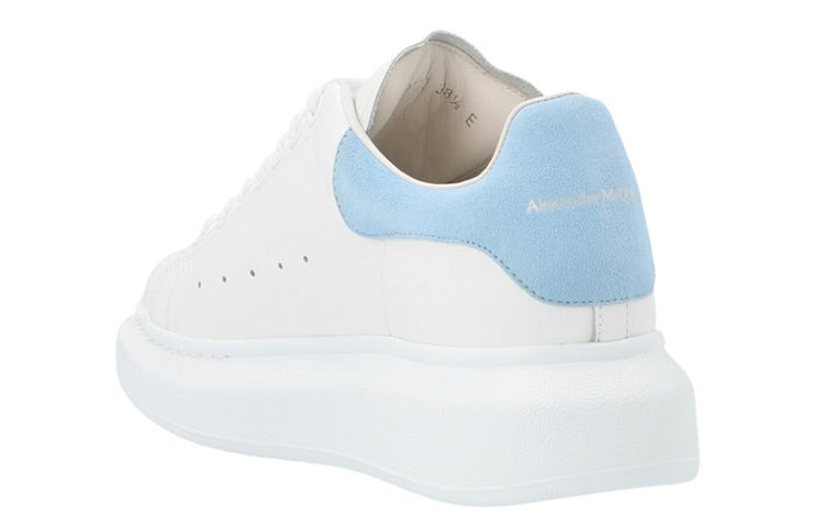 (WMNS) Alexander McQueen Oversized Sneaker 'White Powder Blue' 553770WHGP79412 - 4