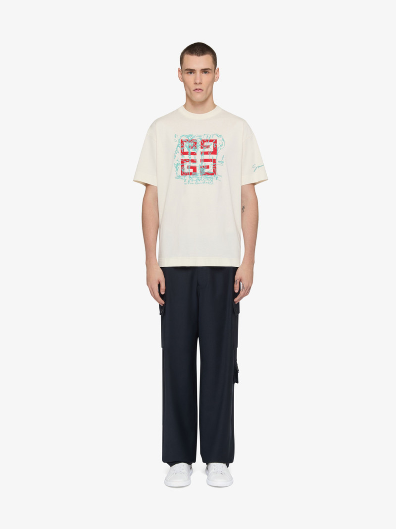 Givenchy 4G T-SHIRT IN COTTON outlook