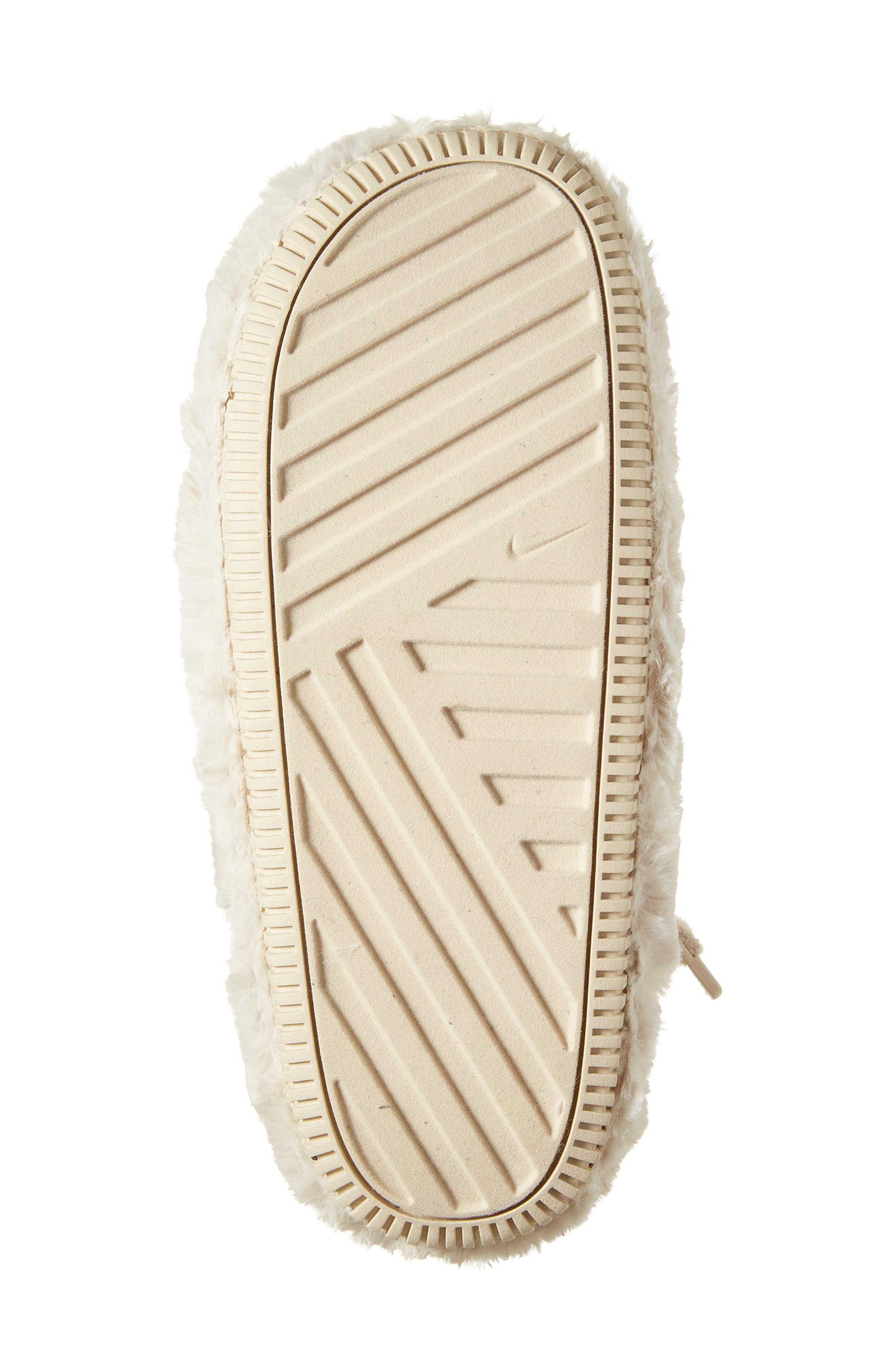 Nike Calm Faux Fur Mule in Sand Drift/Sand at Nordstrom - 6