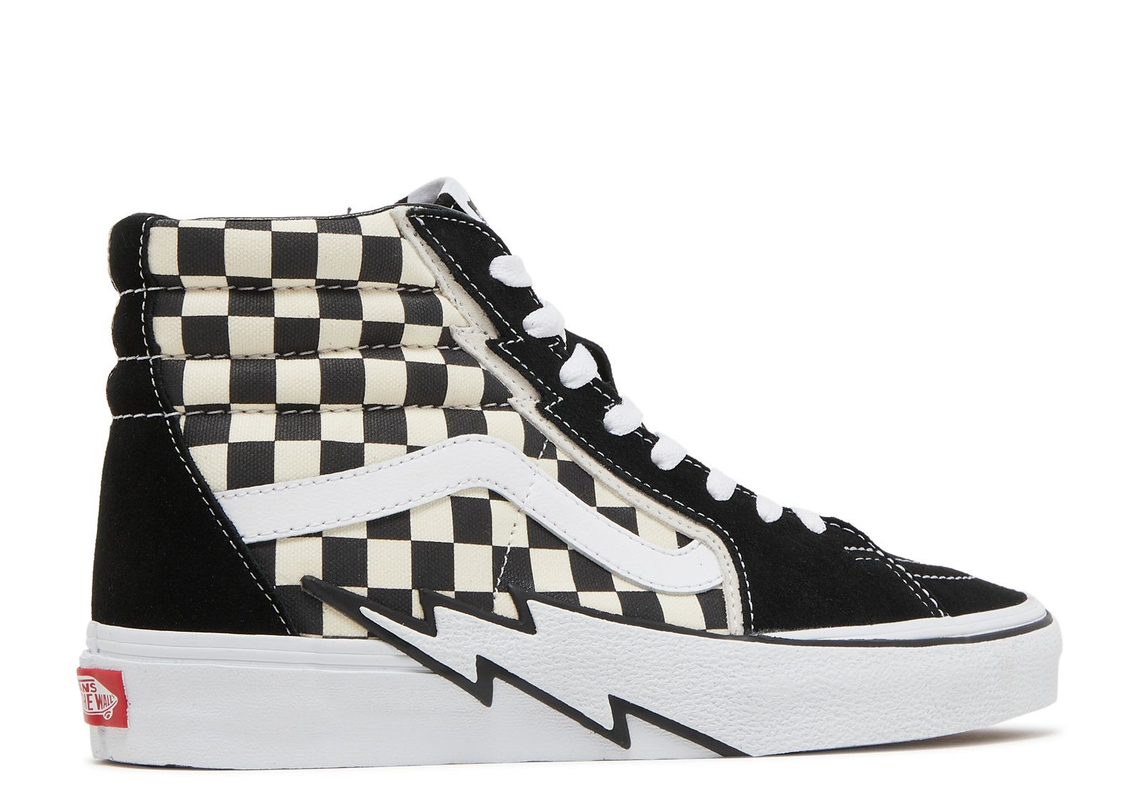 SK8-HI 'BOLT - CHECKERBOARD' - 3