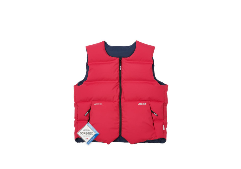 GORE-TEX INFINIUM REVERSO DOWN VEST PINK / NAVY 1