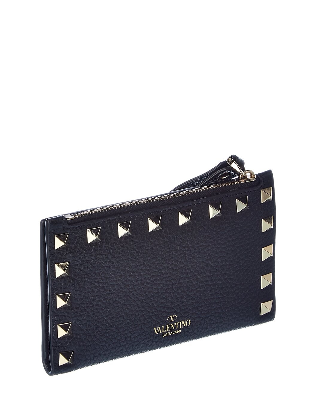 Valentino Rockstud Leather Card Case - 2