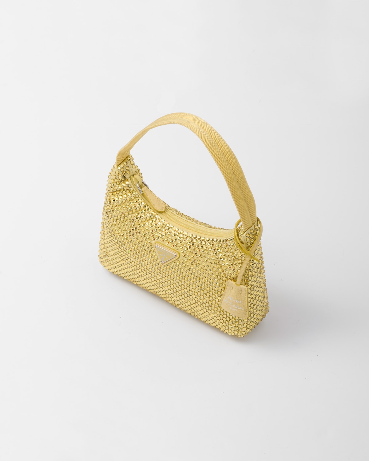 Satin mini-bag with crystals - 2